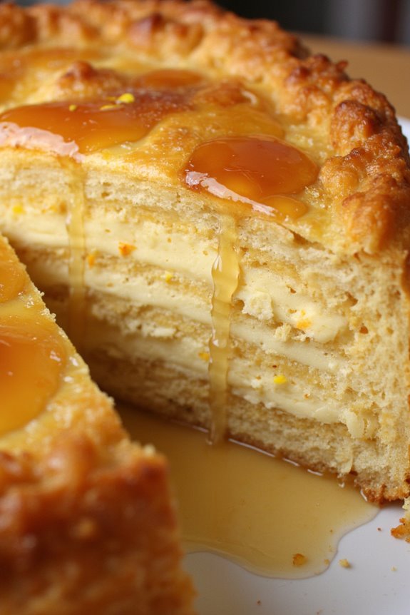 irresistible greek custard pie