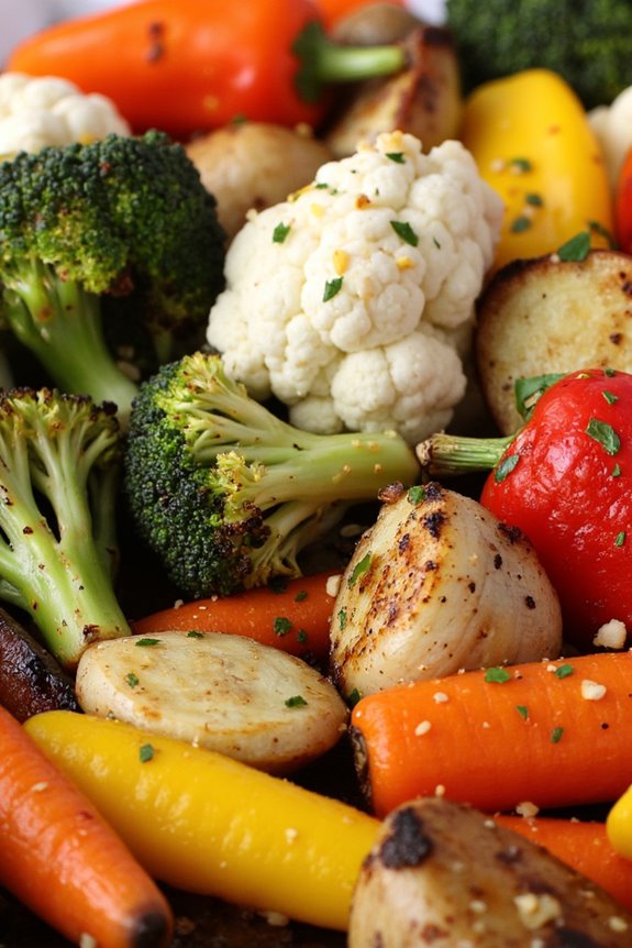 lemon garlic roasted vegetables