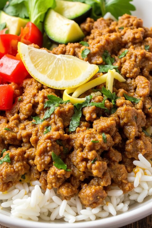 lemon herb turkey bowl