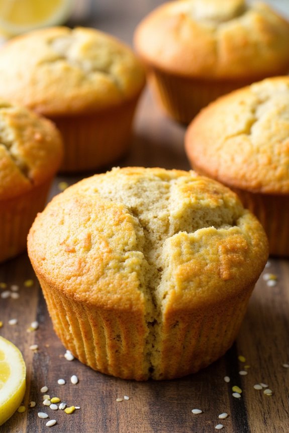 lemon poppy seed muffins