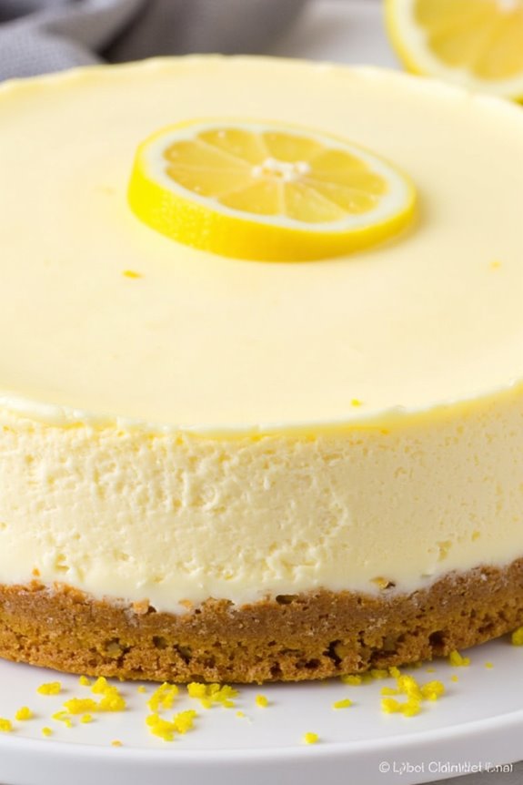 lighter greek yogurt cheesecake