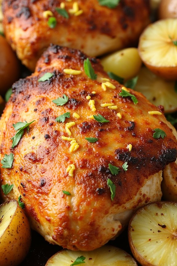 mediterranean baked chicken thighs