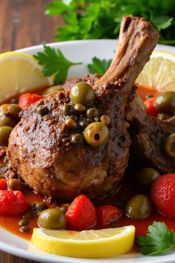 mediterranean braised lamb delight