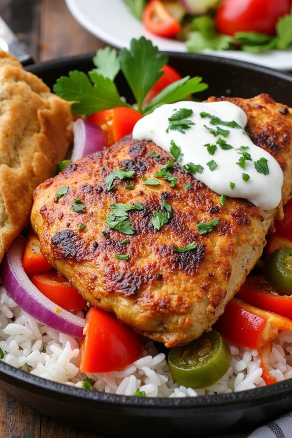 mediterranean chicken skillet delight