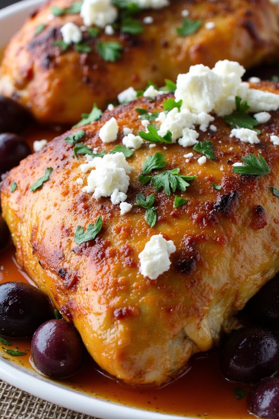 mediterranean chicken with olives