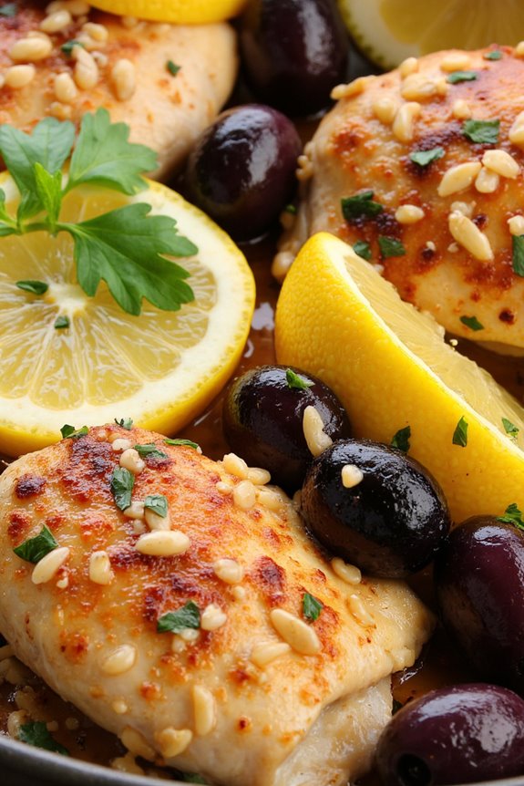 mediterranean chicken with olives