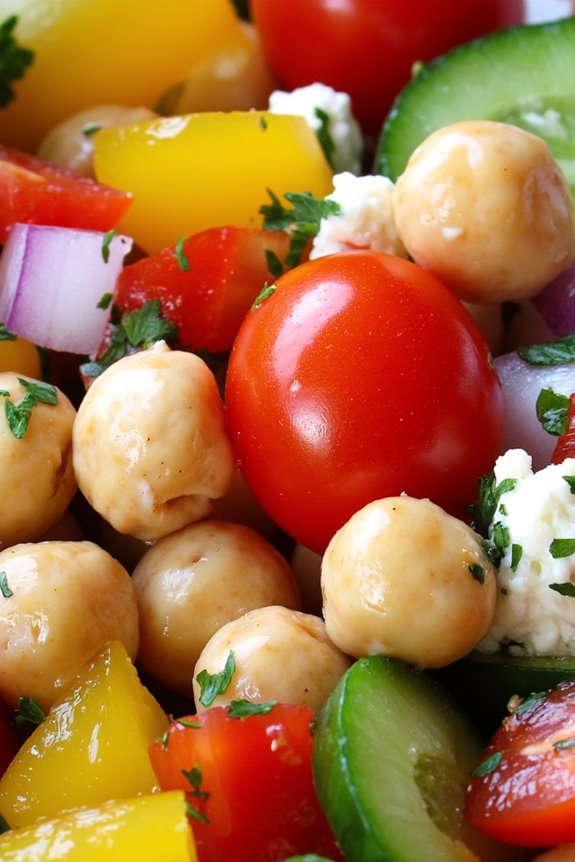 mediterranean chickpea salad delight