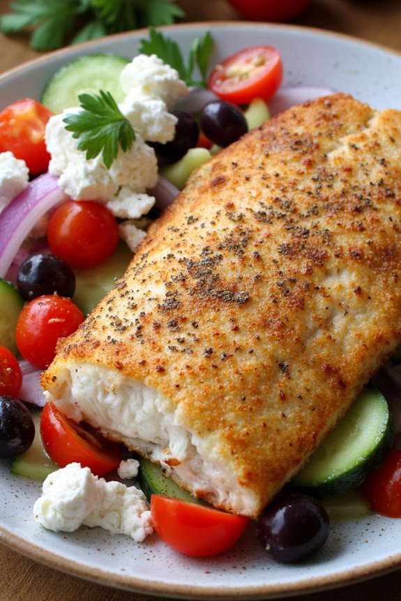 mediterranean fish salad delight