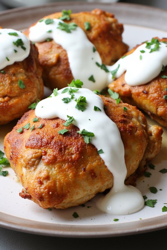 mediterranean marinated chicken thighs