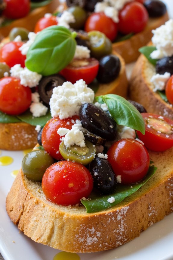 mediterranean olive tomato appetizer