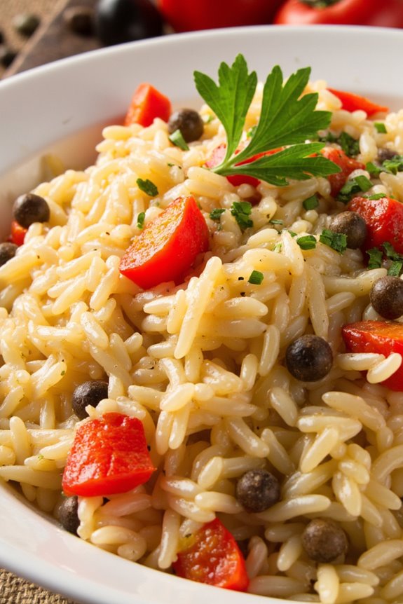 mediterranean rice with capers