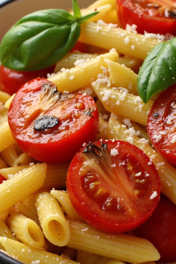 mediterranean roasted tomato pasta