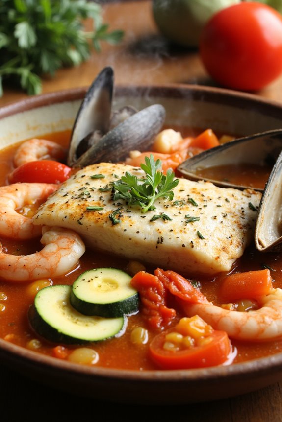 mediterranean seafood comfort stew