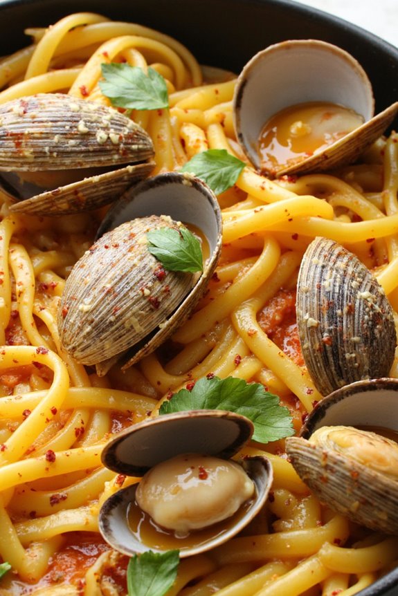 mediterranean seafood pasta delight