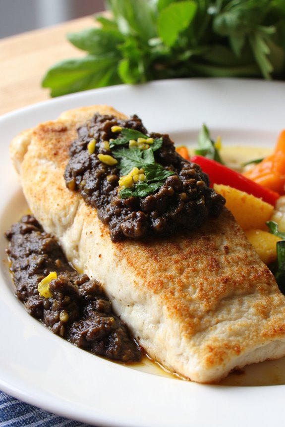 mediterranean seared fish delight