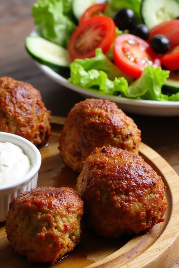 mediterranean seasoned meatballs delight