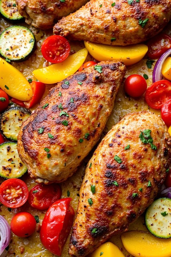 mediterranean sheet pan dinner