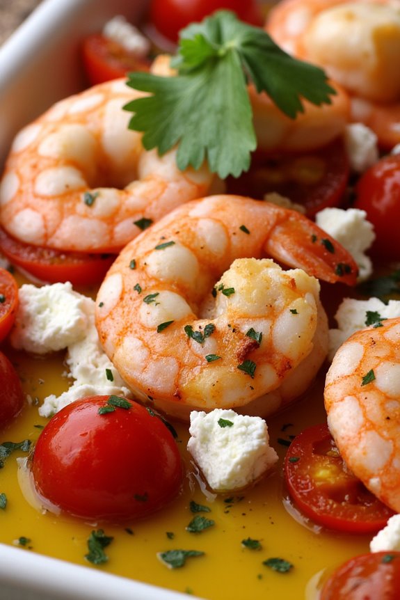 mediterranean shrimp baked dish