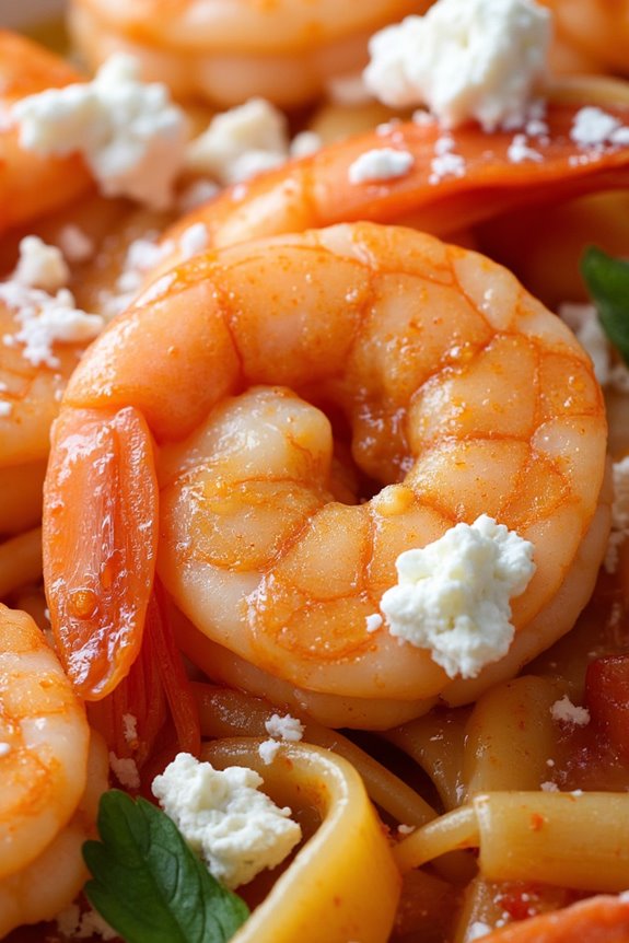 mediterranean shrimp pasta delight