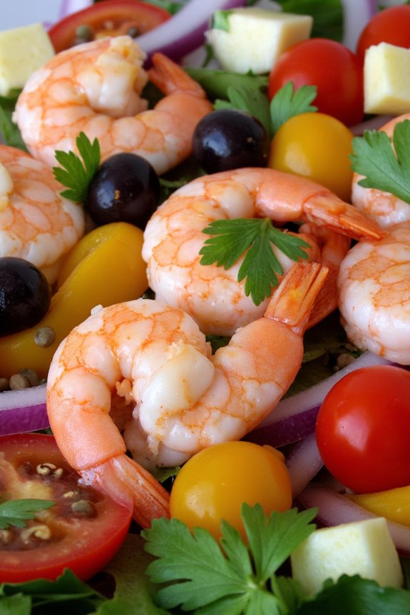mediterranean shrimp salad delight