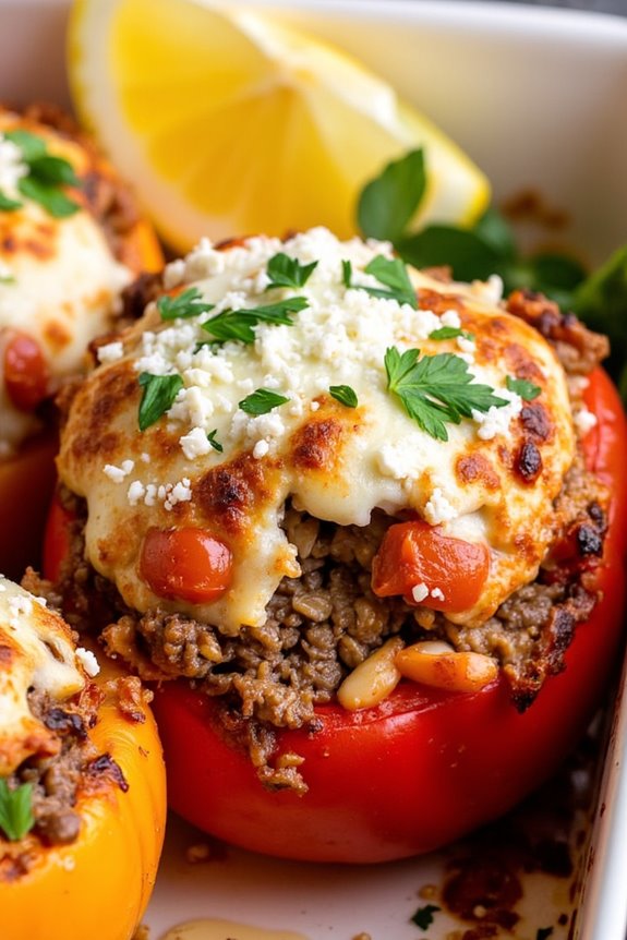 mediterranean stuffed bell peppers