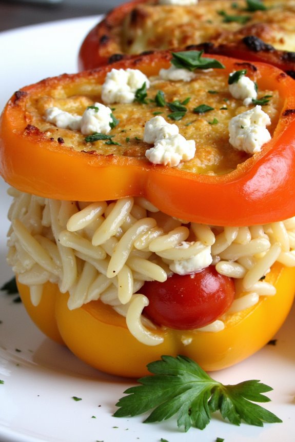mediterranean stuffed bell peppers