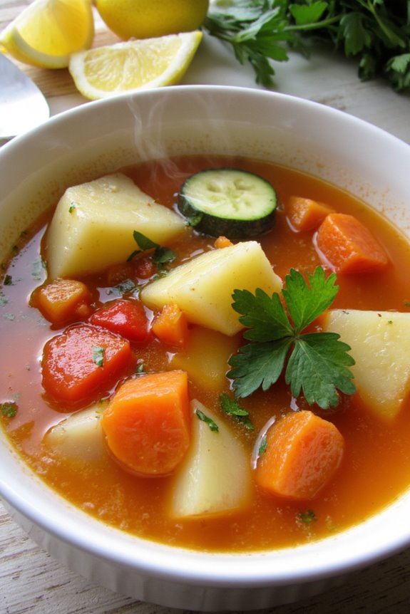 mediterranean vegetable soup delight