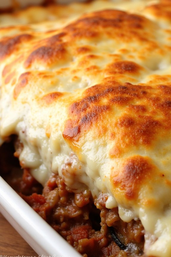 moussaka casserole using leftovers