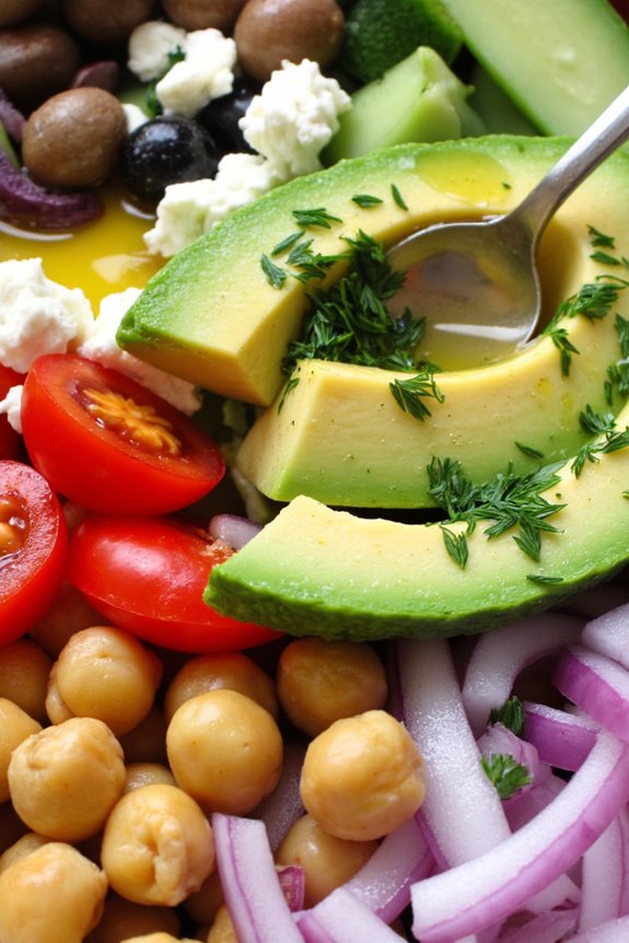 nutritious greek inspired bowl