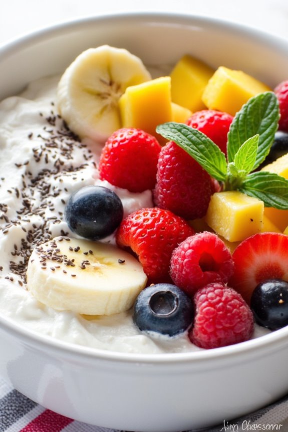 nutritious greek yogurt bowl