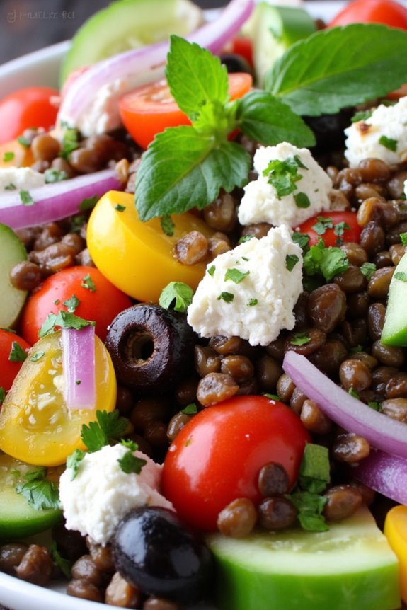 nutritious lentil salad recipe