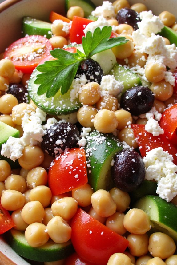 nutritious mediterranean chickpea delight
