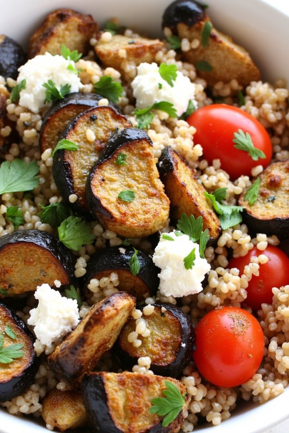 nutritious mediterranean quinoa bowl