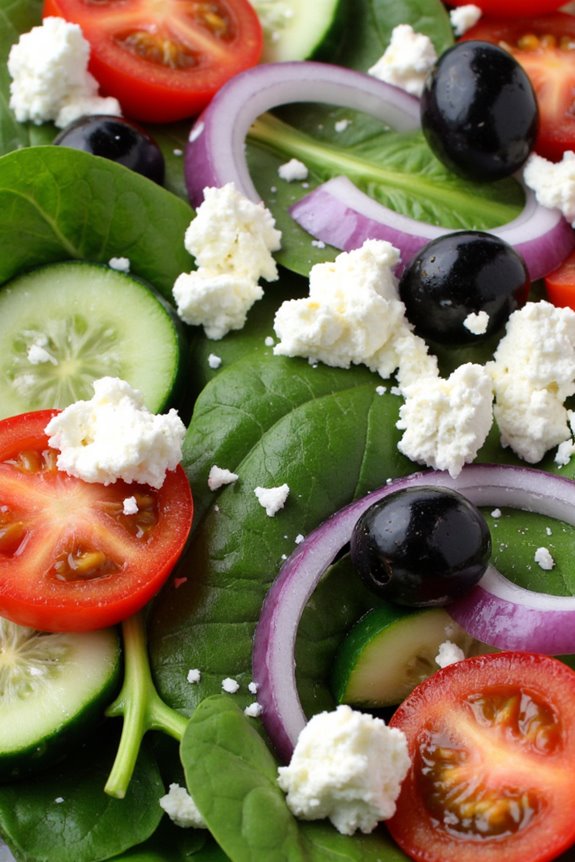 nutritious mediterranean vegetable salad