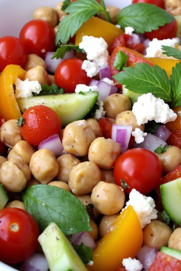 nutritious versatile chickpea salad