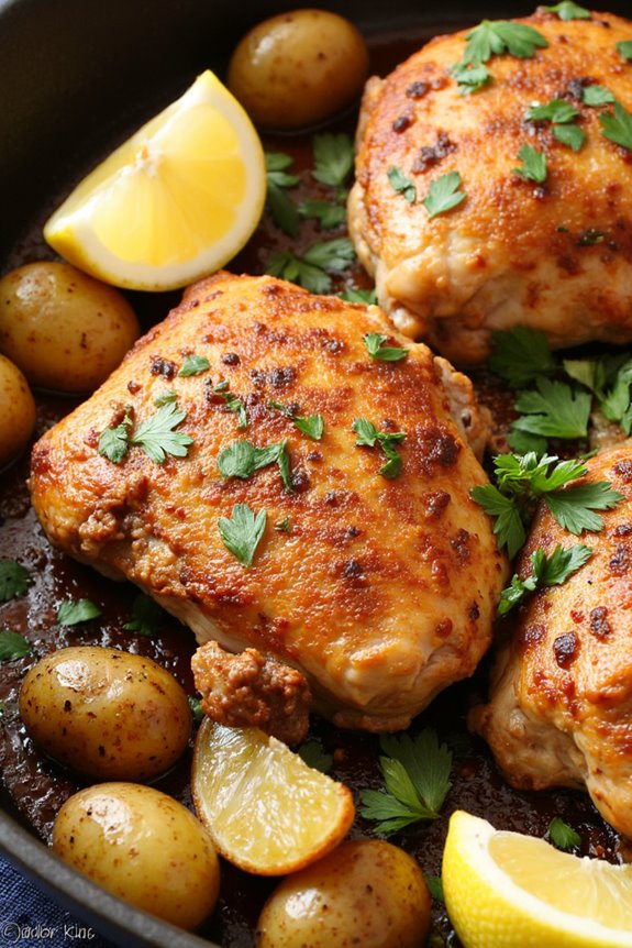 one pan greek chicken dinner
