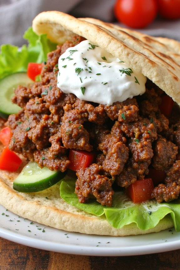 quick flavorful greek beef