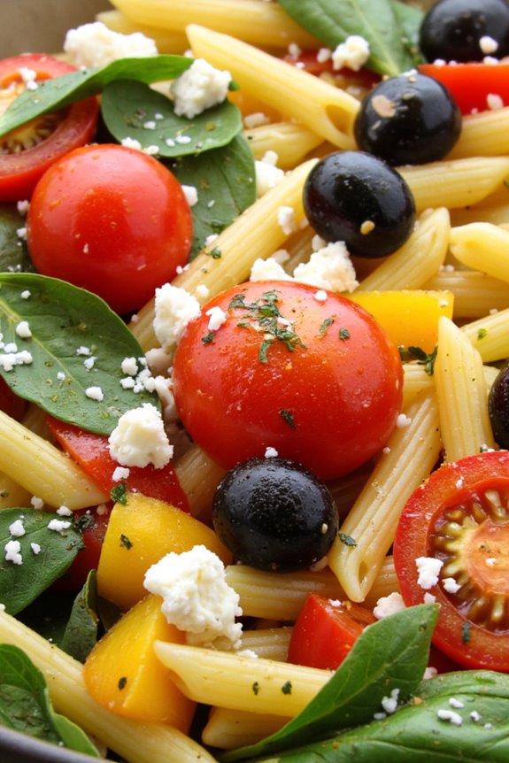 quick mediterranean pasta delight
