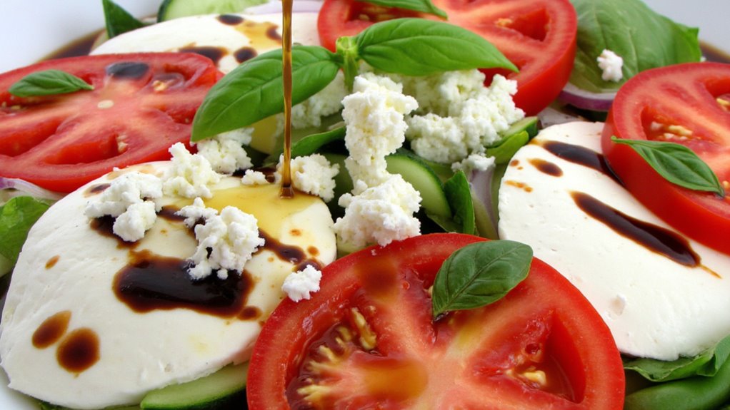 refreshing summer greek salads
