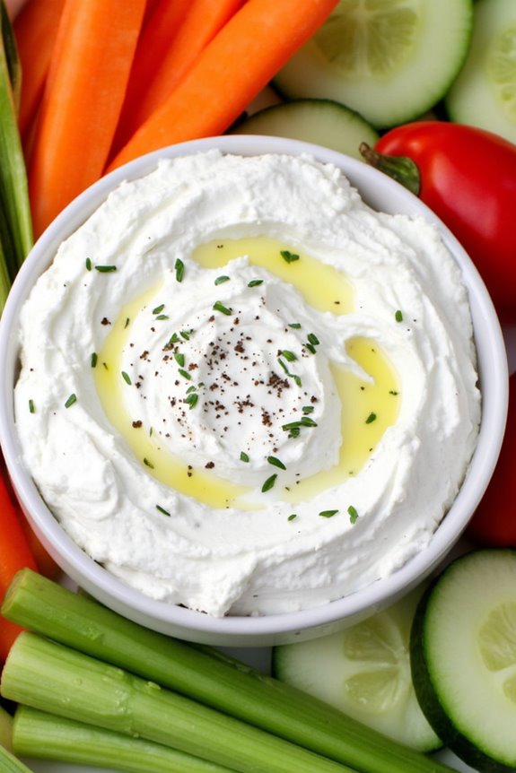 revitalizing greek yogurt dip