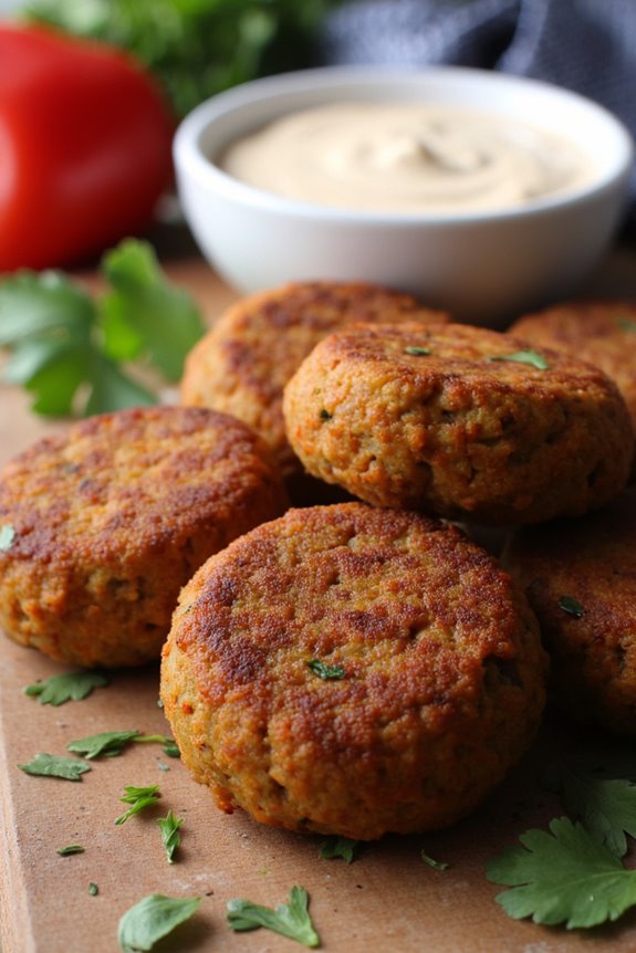 roasted red pepper falafel recipe