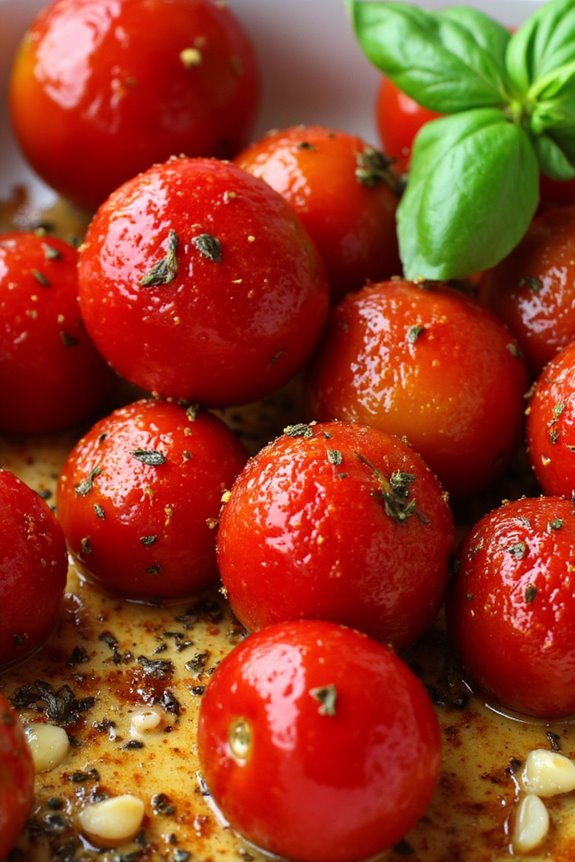roasted tomatoes with oregano