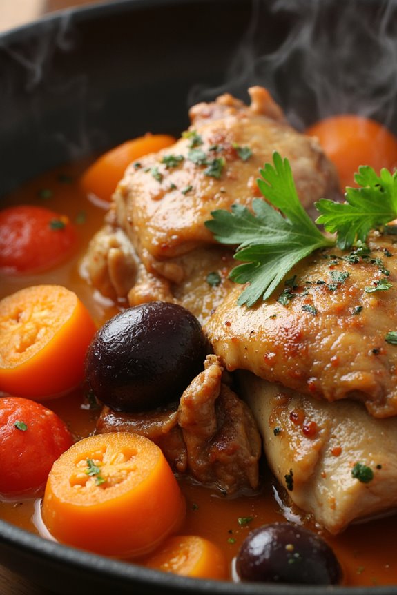 rustic mediterranean rabbit stew