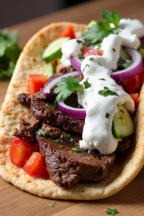 savory lamb gyros delight
