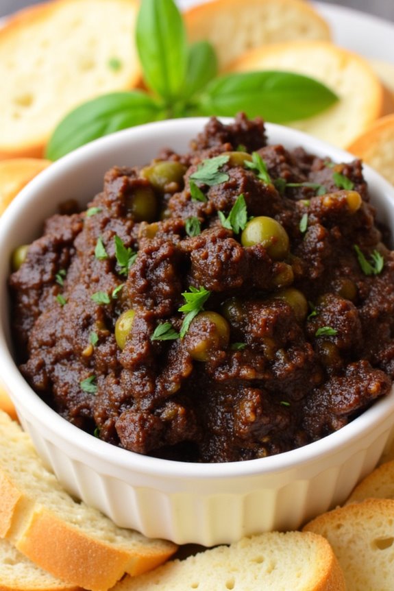 savory mediterranean olive spread