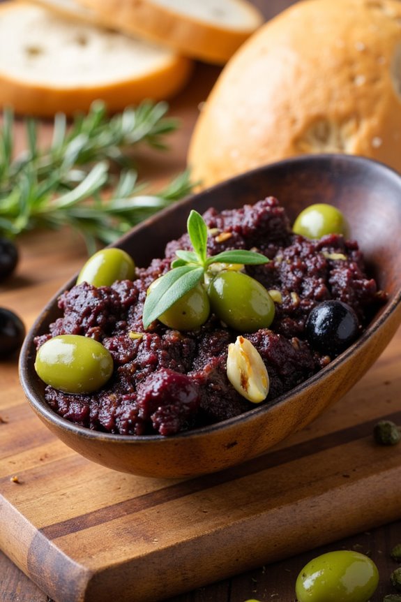 savory mediterranean olive spread