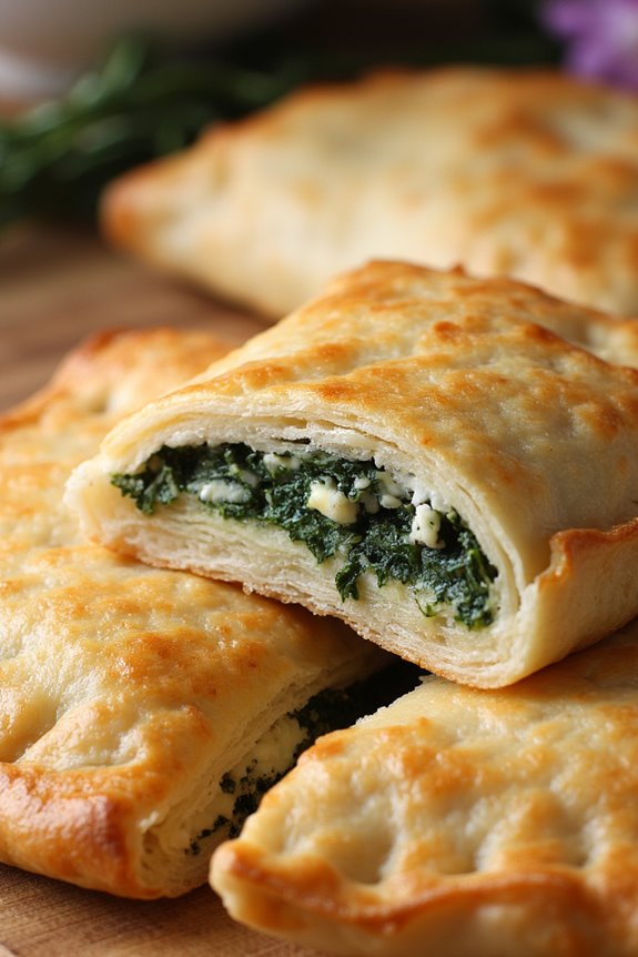 savory spinach and feta pie