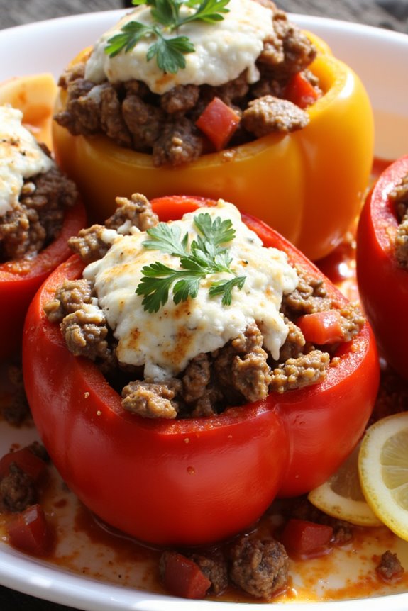 savory stuffed bell peppers