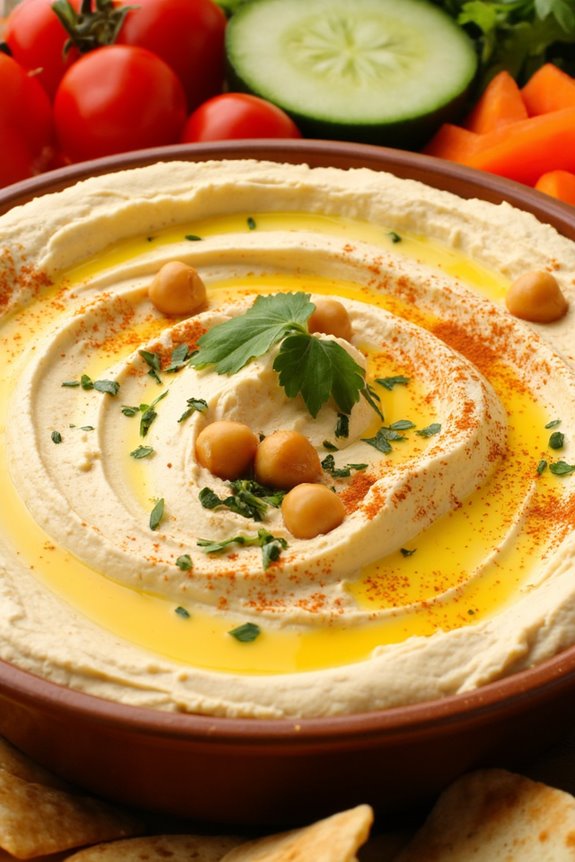 spicy greek yogurt hummus