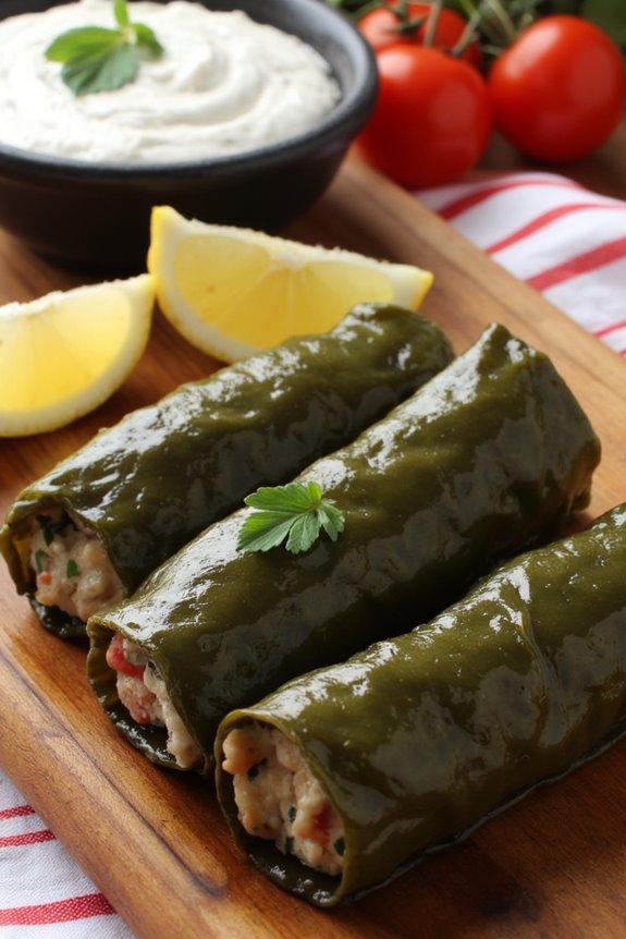 stuffed grape leaves recipe